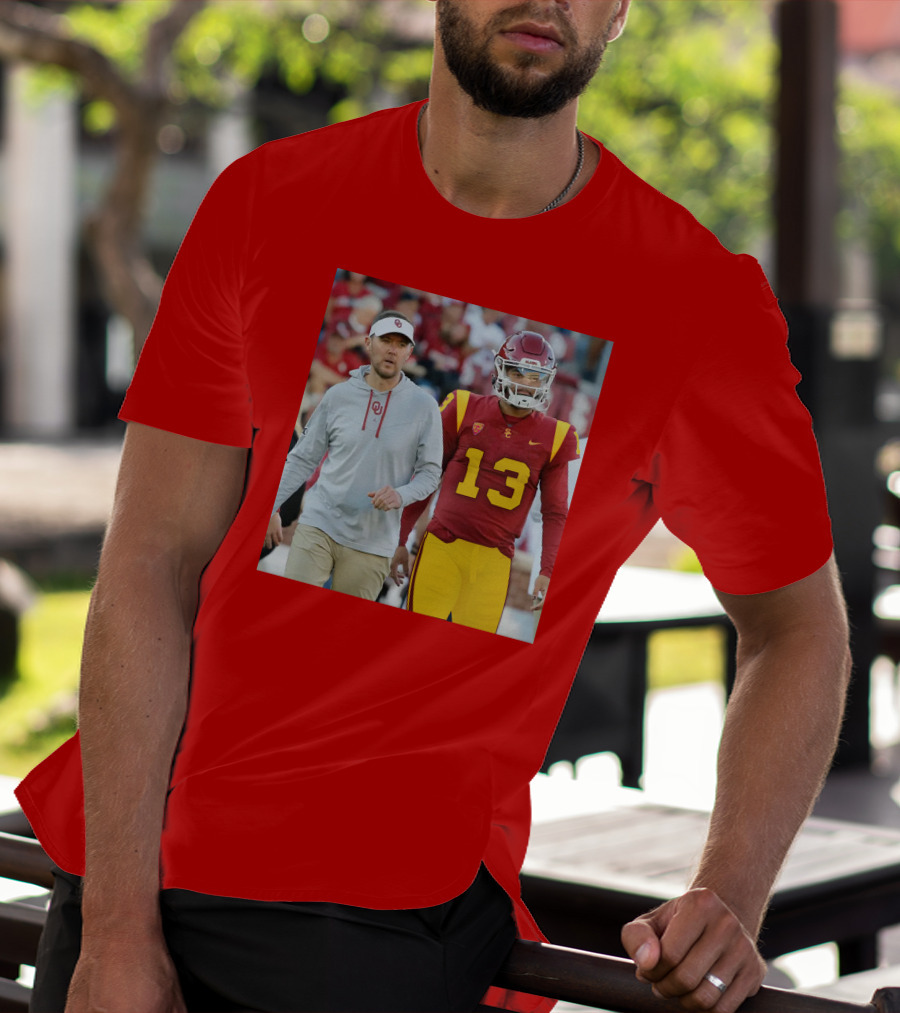 Lincoln Riley And Caleb Williams USC Football Collaboration T-Shirt