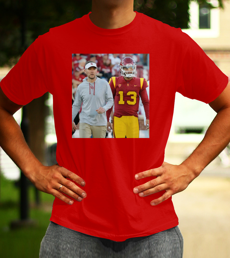 Lincoln Riley And Caleb Williams USC Football Collaboration T-Shirt