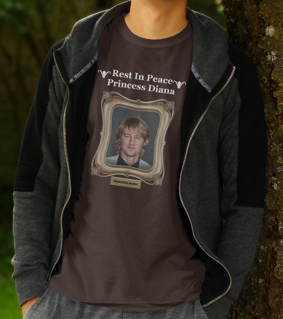 Rest In Peace Princess Diana Owen Wilson Frame T-Shirt