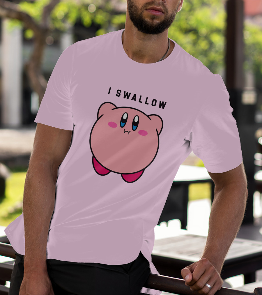 Kirby I Swallow Retro Gaming T-Shirt