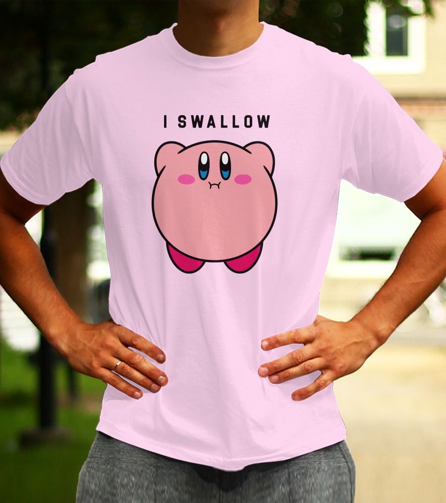 Kirby I Swallow Retro Gaming T-Shirt