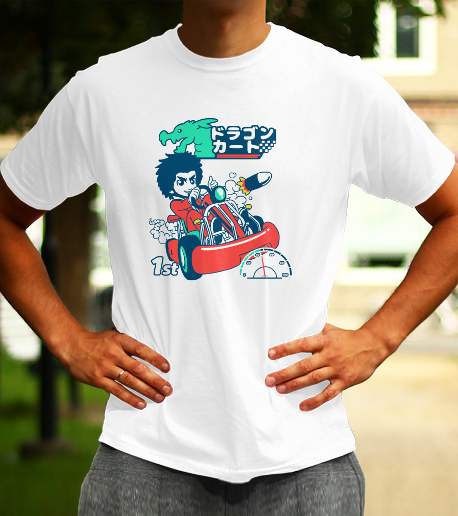 1st Place Racing With Rocket Power And Speedometer T-Shirt