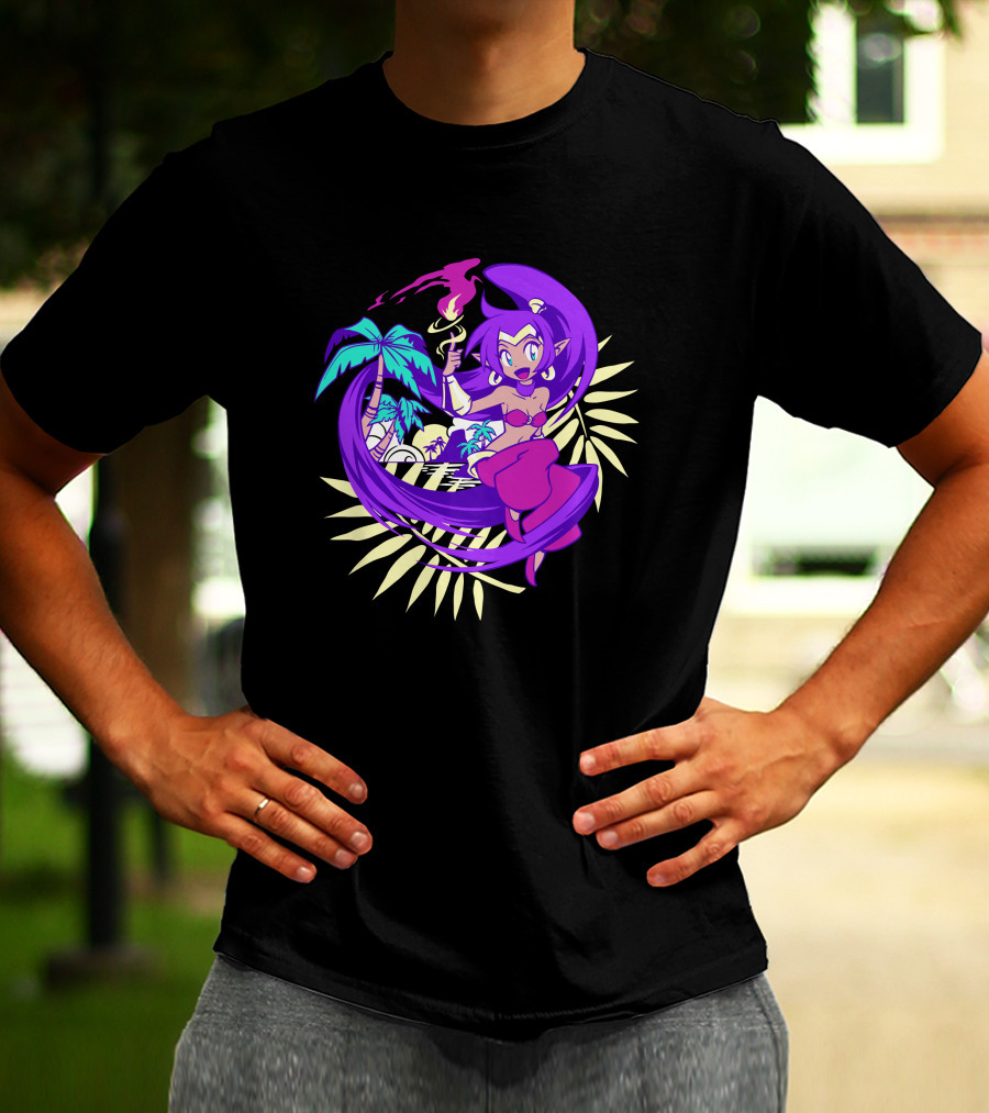 Shantae Tropical Trickster Palm Magic Fusion T-Shirt