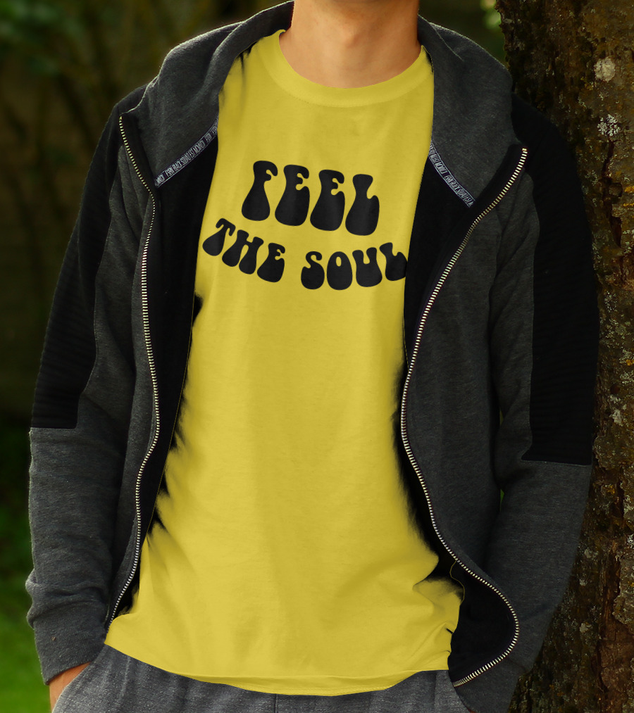 Feel The Soul Retro Vibes Psychedelic T-Shirt