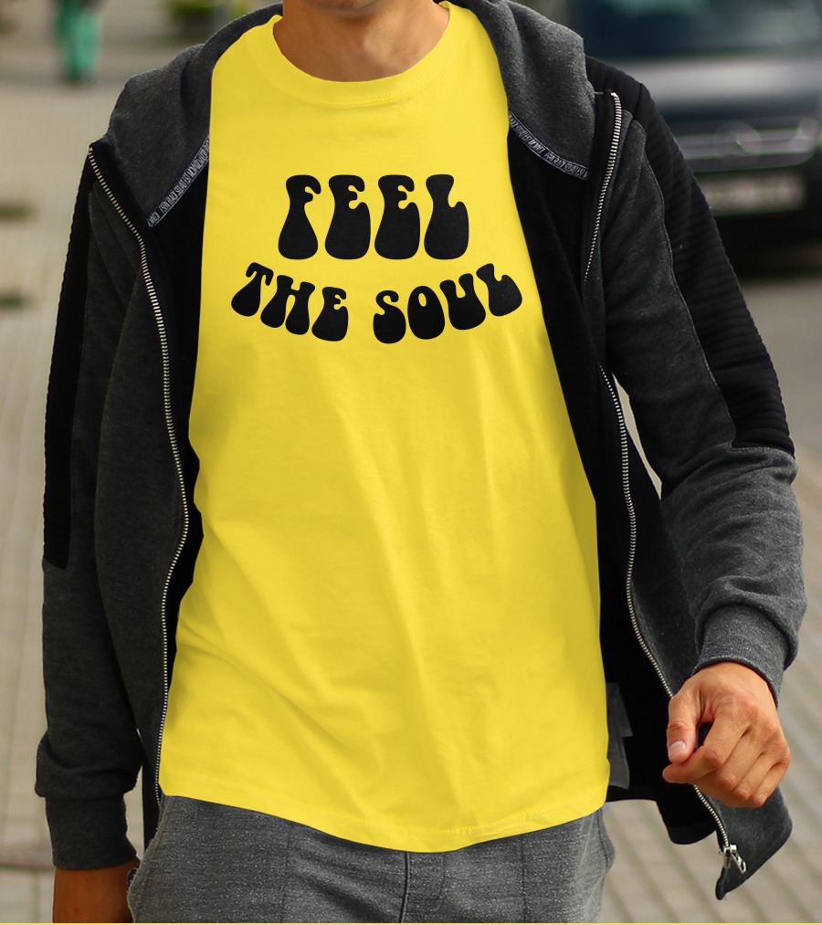 Feel The Soul Retro Vibes Psychedelic T-Shirt