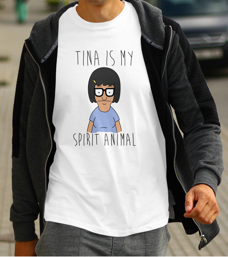 Tina Is My Spirit Animal Bob's Burgers Character Image T-Shirt