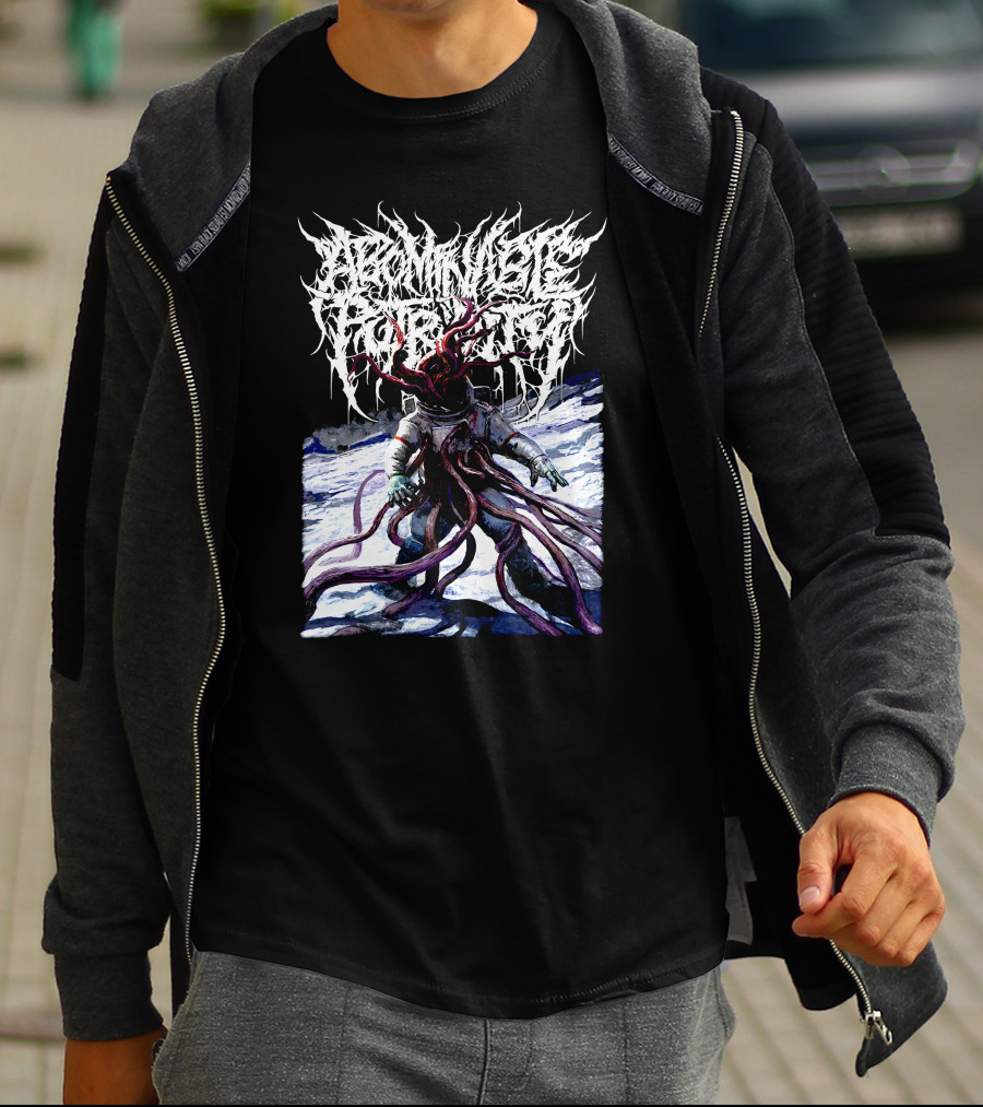 Deep Space Penetration Tentacle Cosmic Scene T-Shirt