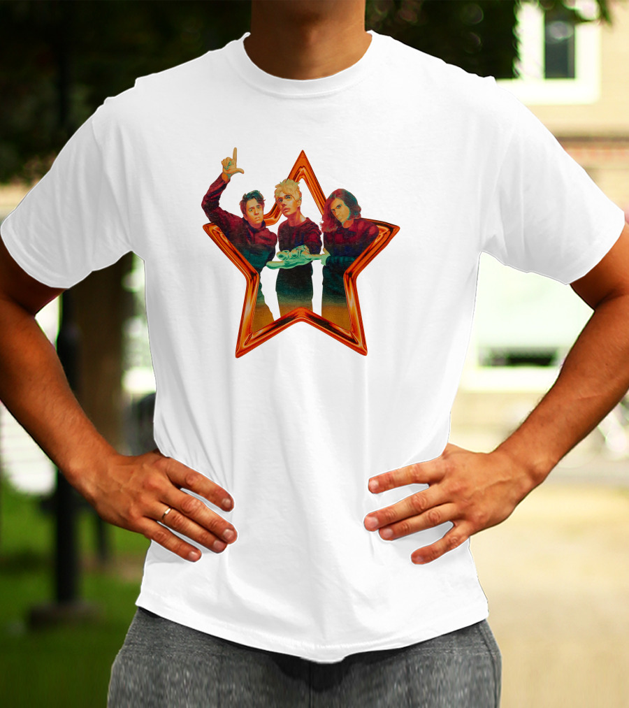 Waterparks Band Star Frame Trio T-Shirt
