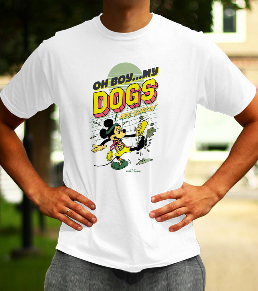 Oh Boy My Dogs Are Barkin RunDisney T-Shirt