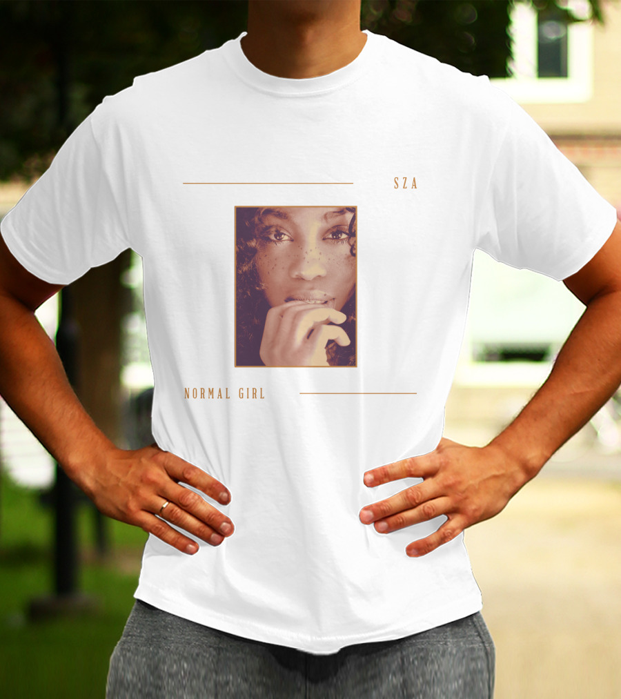 SZA Normal Girl American Vintage T-Shirt