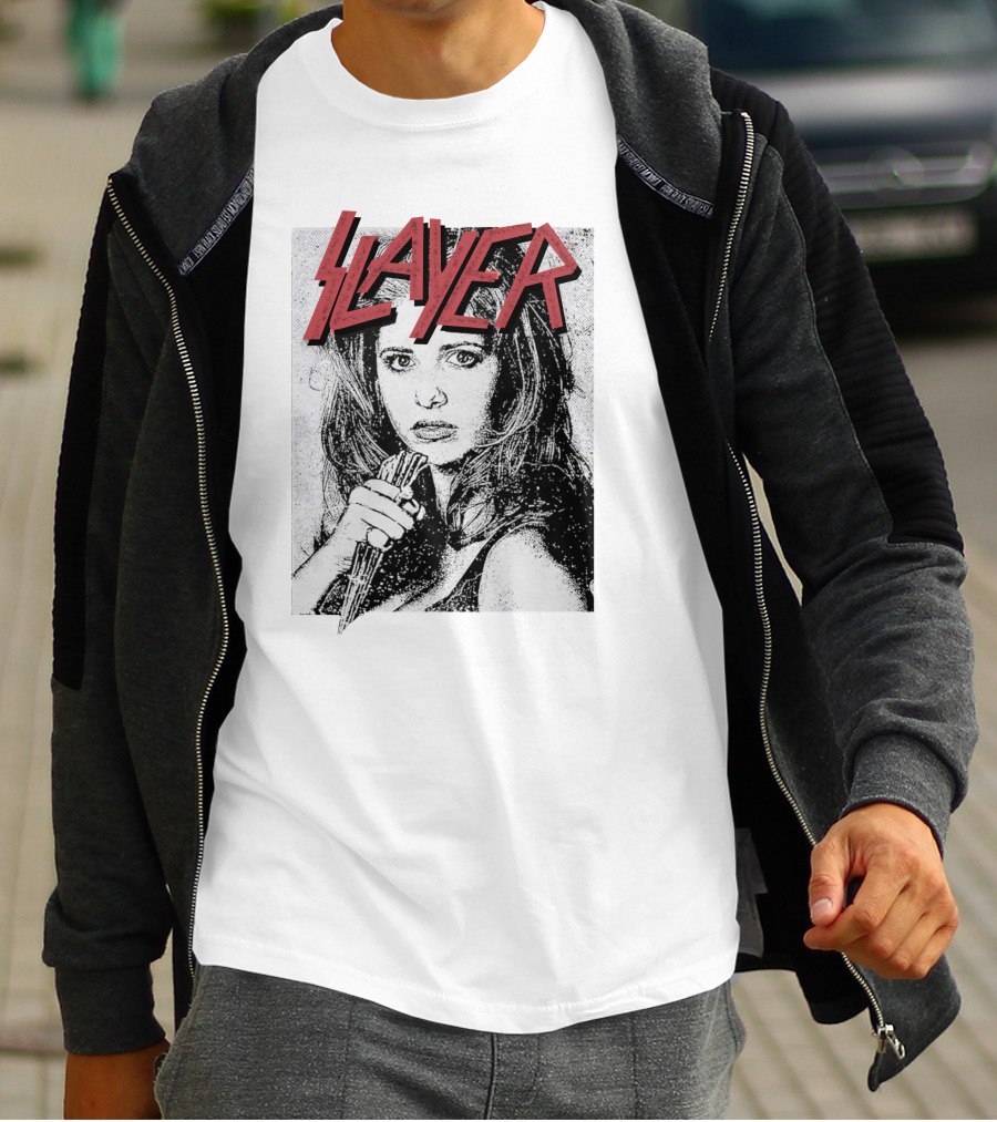Buffy Slayer Vampire Cross T-Shirt