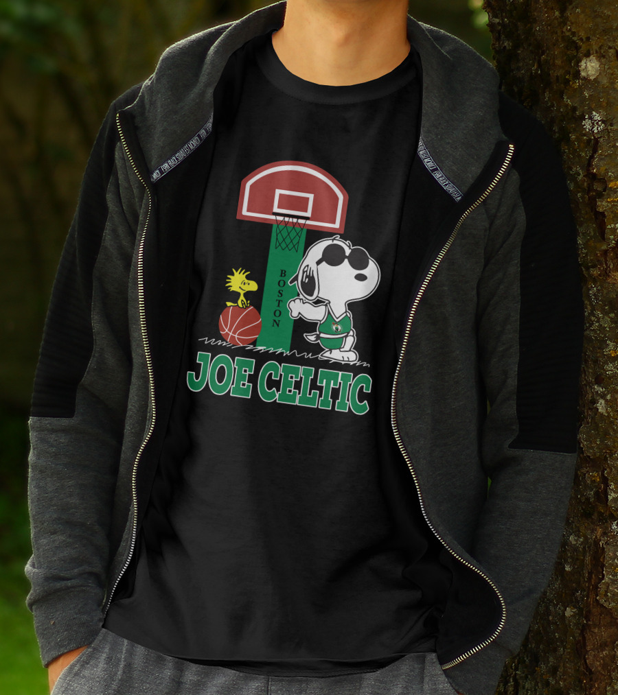 Snoopy Joe Celtic Boston Basketball Fan T-Shirt