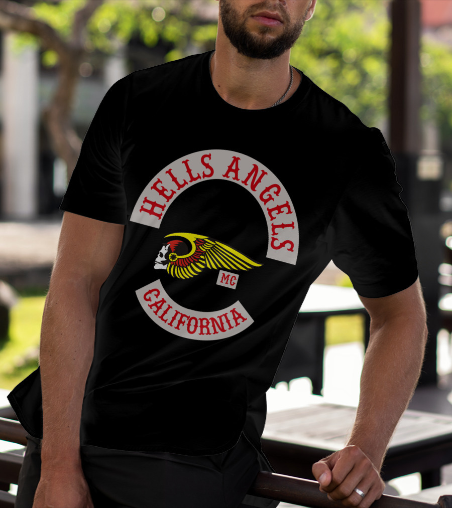 Hells Angels MC California Skull Wing T-Shirt