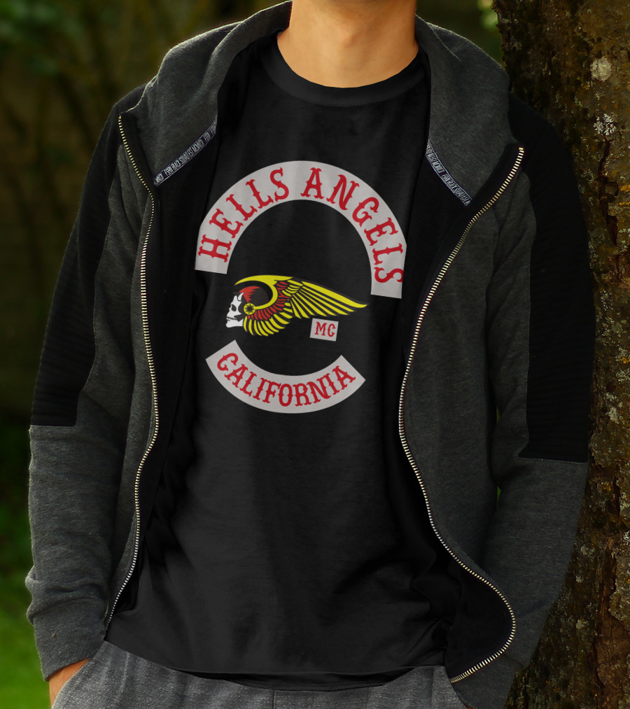 Hells Angels MC California Skull Wing T-Shirt