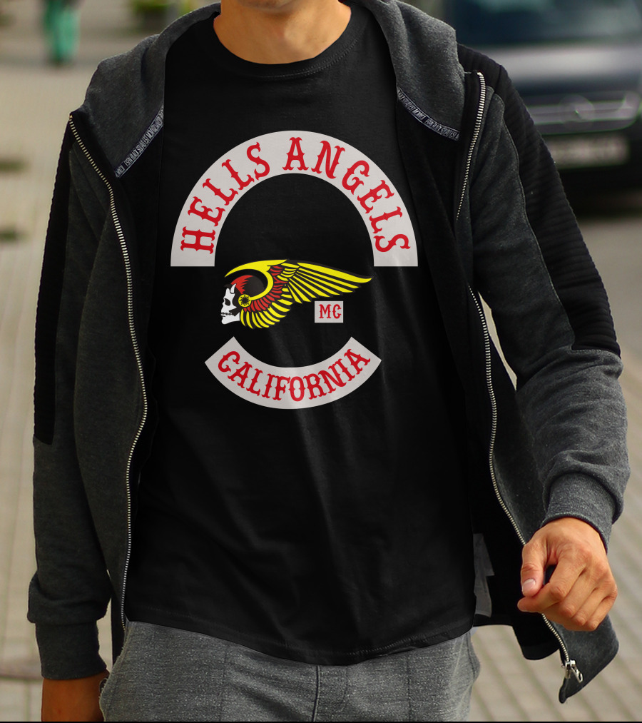 Hells Angels MC California Skull Wing T-Shirt