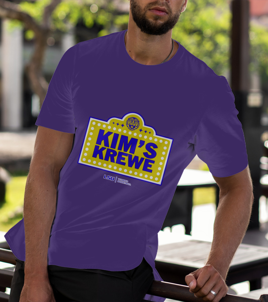 LSU Tigers Women's Basketball Kim's Krewe Featuring Iconic Tiger T-Shirt