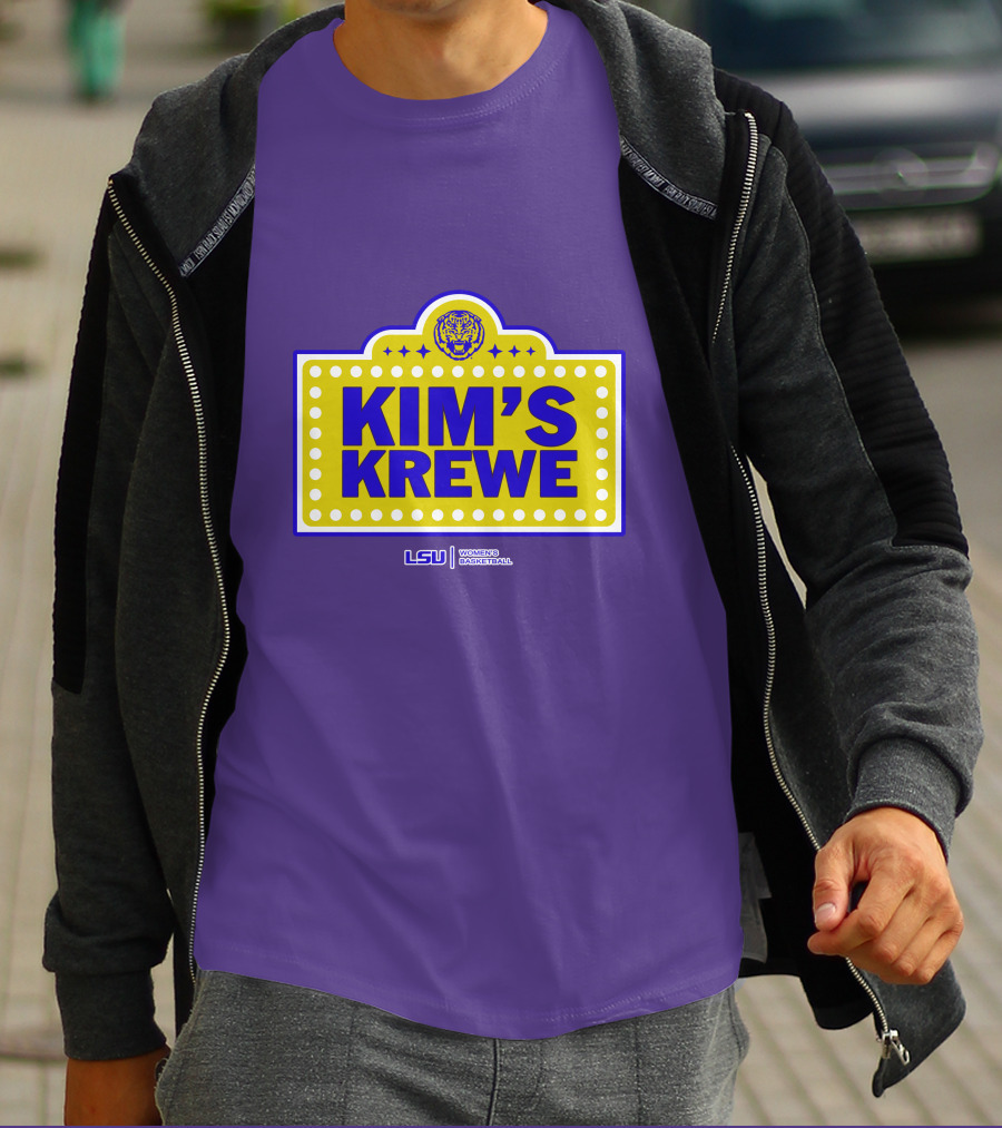 LSU Tigers Women's Basketball Kim's Krewe Featuring Iconic Tiger T-Shirt