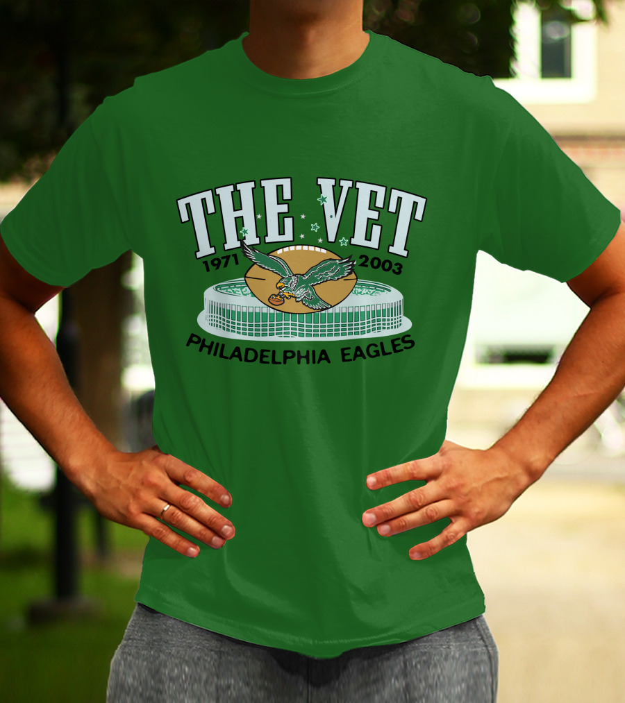 Philadelphia Eagles The Vet 1971-2003 Stadium T-Shirt