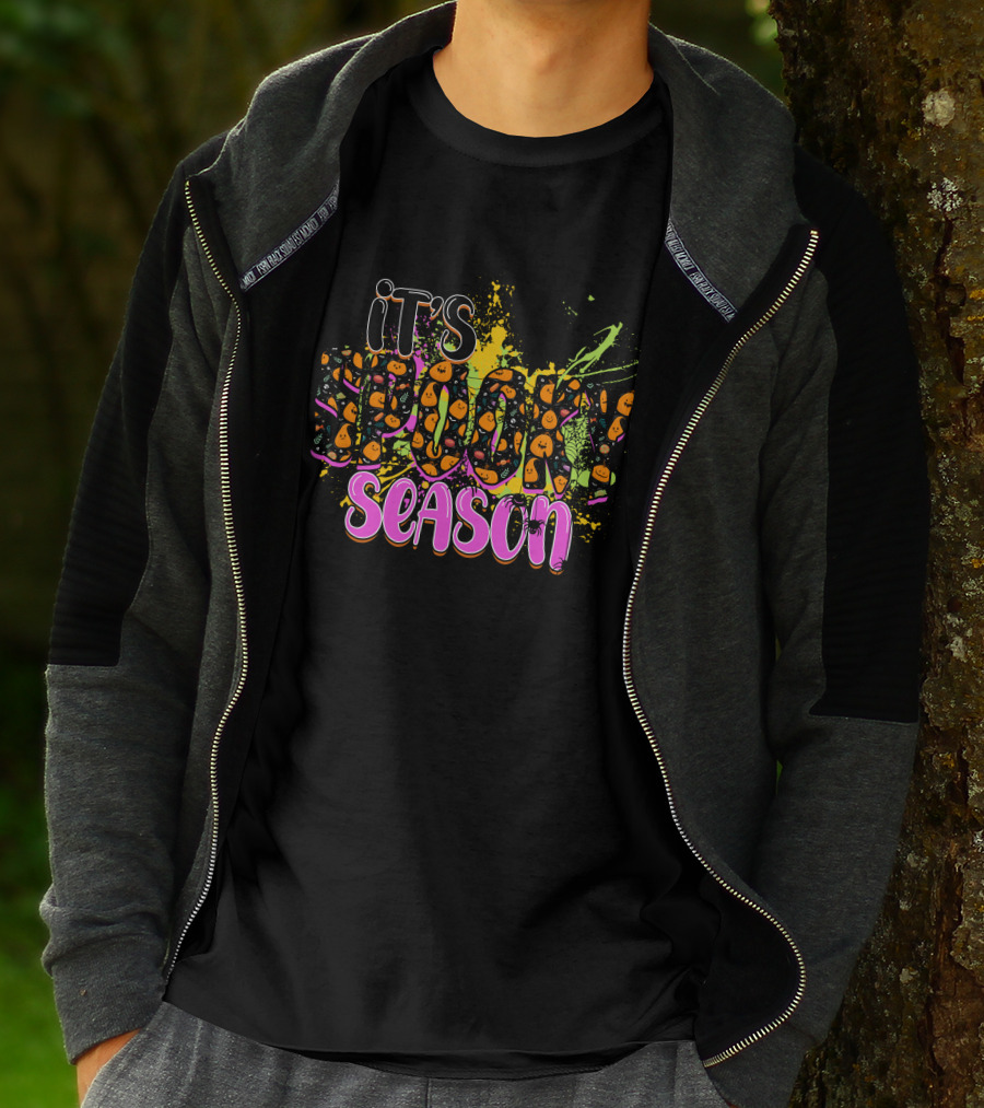 It's Spooky Season Halloween Bat Pumpkin T-Shirt