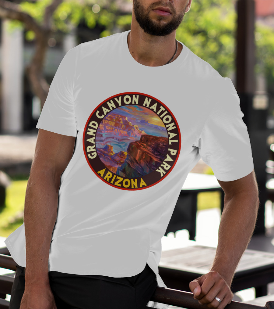 Grand Canyon National Park Arizona Vintage 80s Scenic Landscape T-Shirt