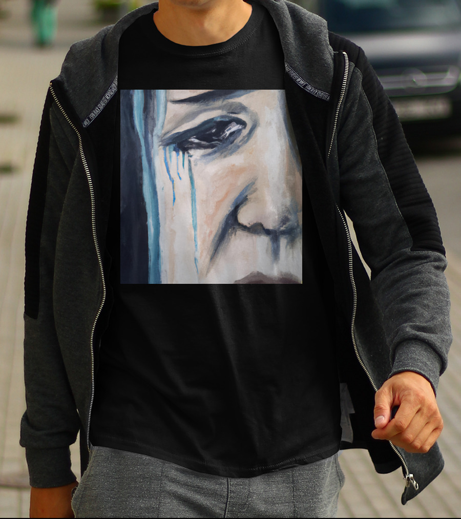 Sorrow Face Tears T-Shirt