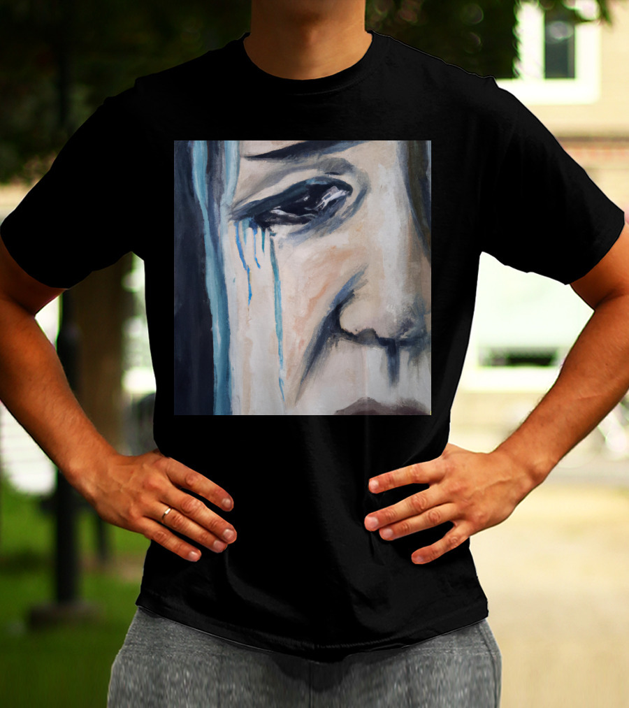 Sorrow Face Tears T-Shirt
