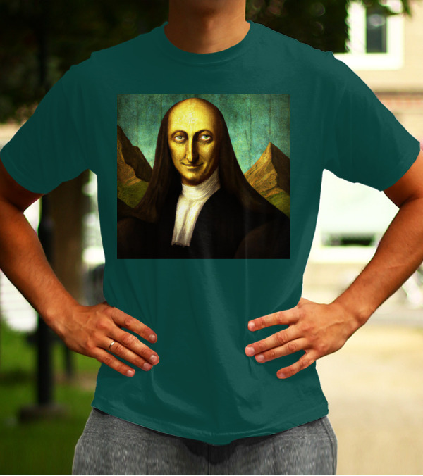 Sphinx Mona Lisa Hybrid Mysterious Smile T-Shirt