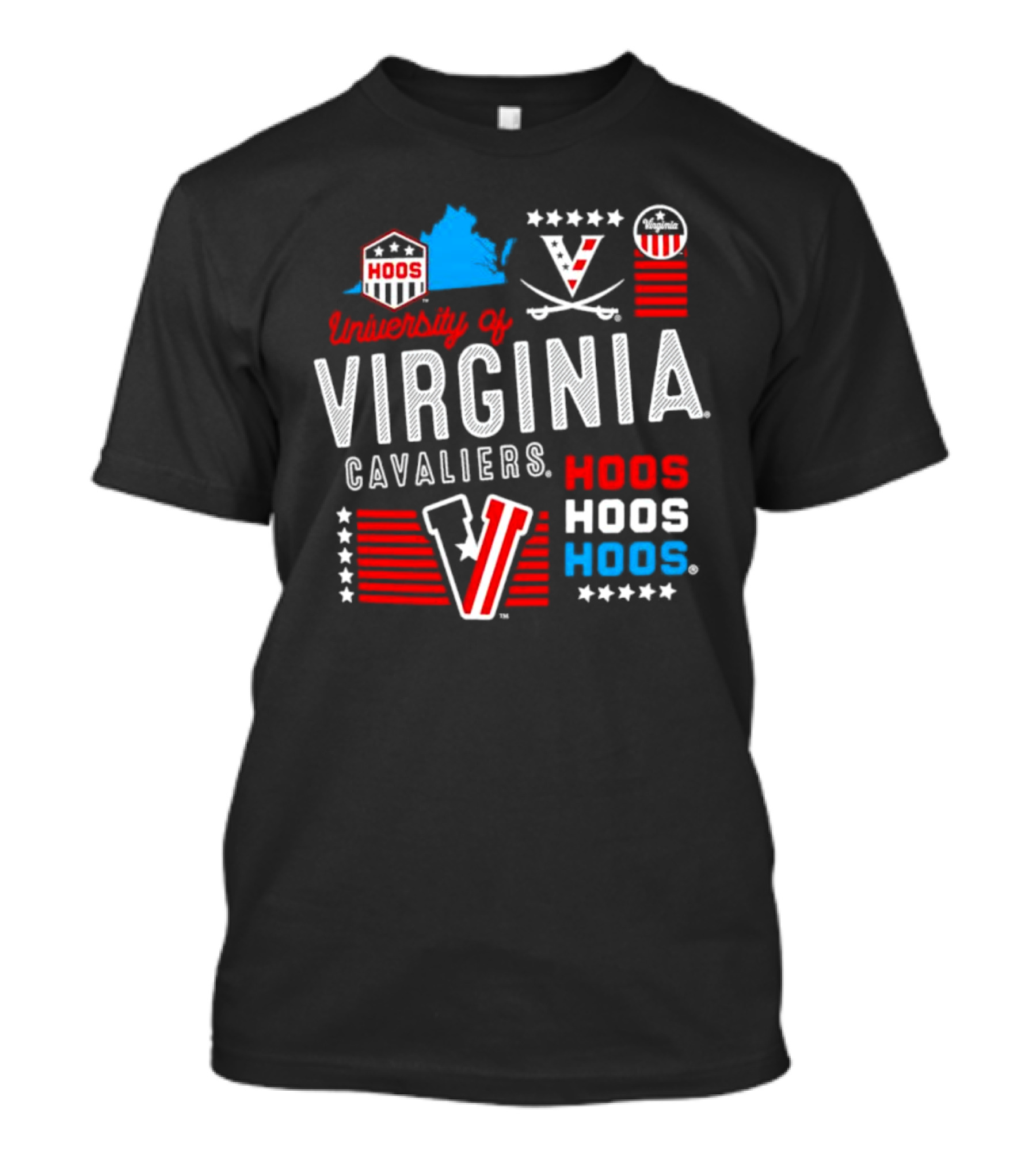 University Of Virginia Cavaliers Hoos Sports Team T-Shirt