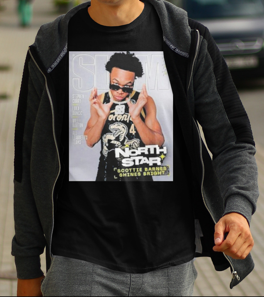 SLAM Cover North Star Toronto Raptors Scottie Barnes Shines Bright T-Shirt