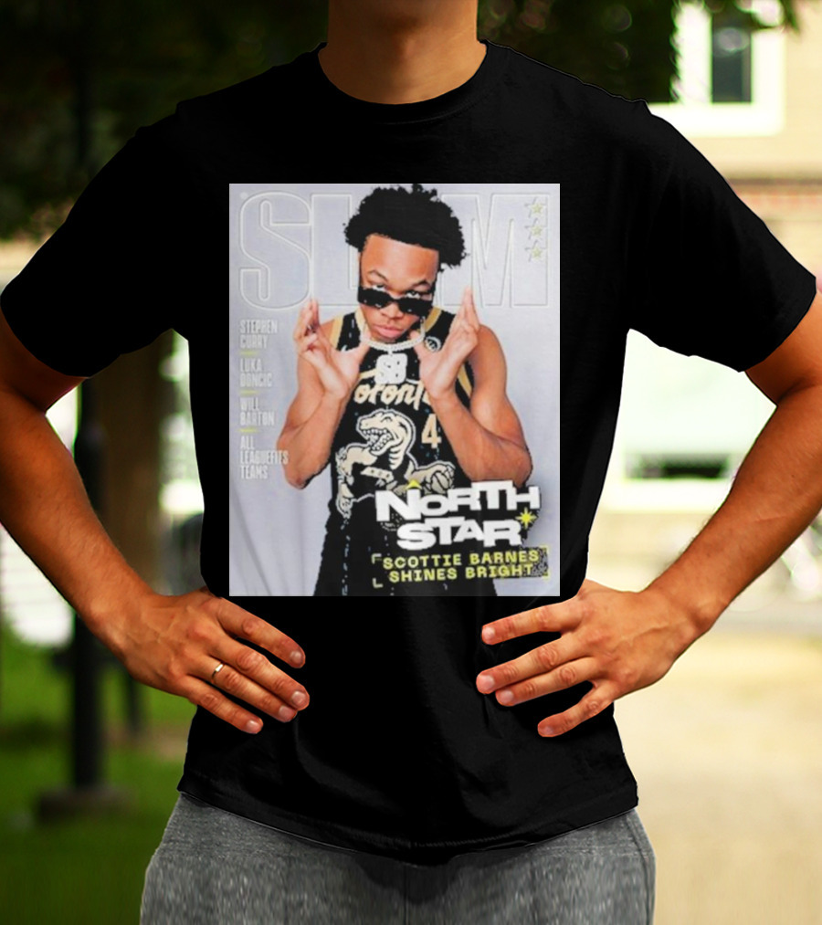 SLAM Cover North Star Toronto Raptors Scottie Barnes Shines Bright T-Shirt