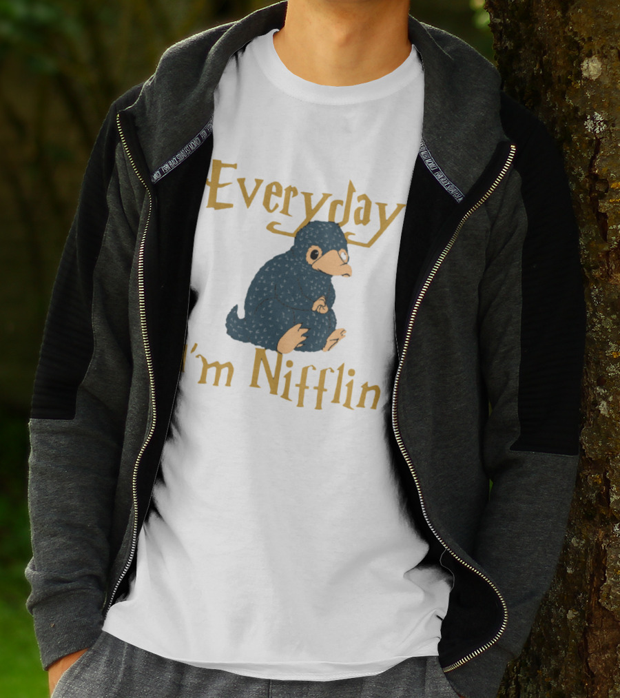 Everyday I'm Nifflin Fantastic Beasts Niffler Inspired T-Shirt