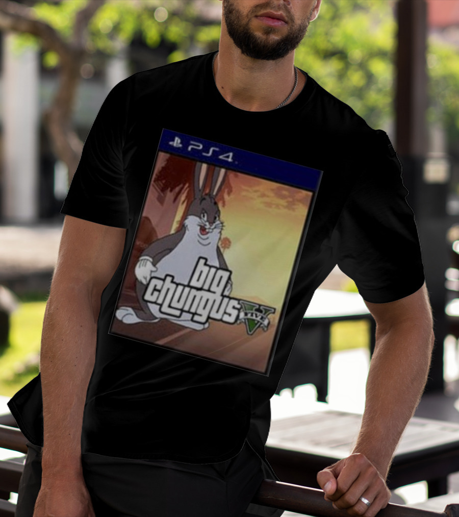 Big Chungus Grand Theft Auto V Sony PlayStation 4 Crossover T-Shirt
