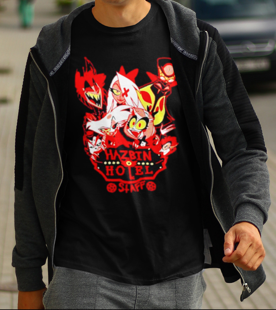 Hazbin Hotel Staff Characters Compilation T-Shirt