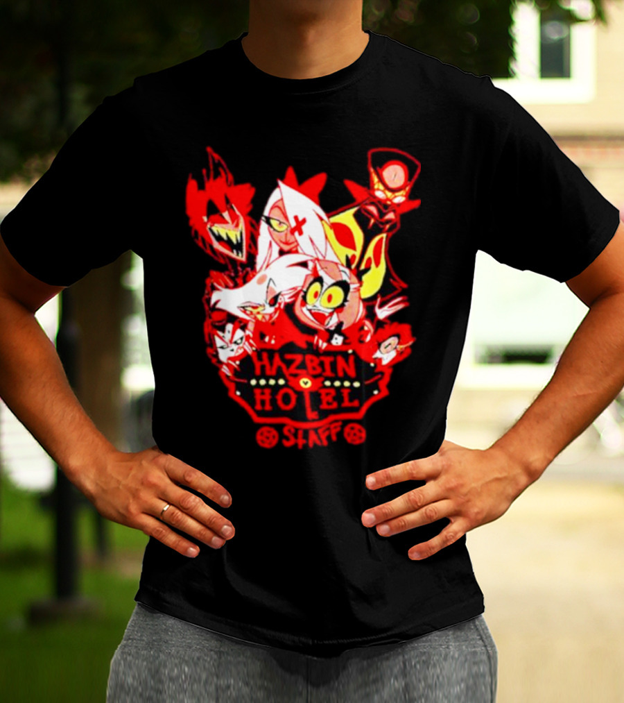 Hazbin Hotel Staff Characters Compilation T-Shirt