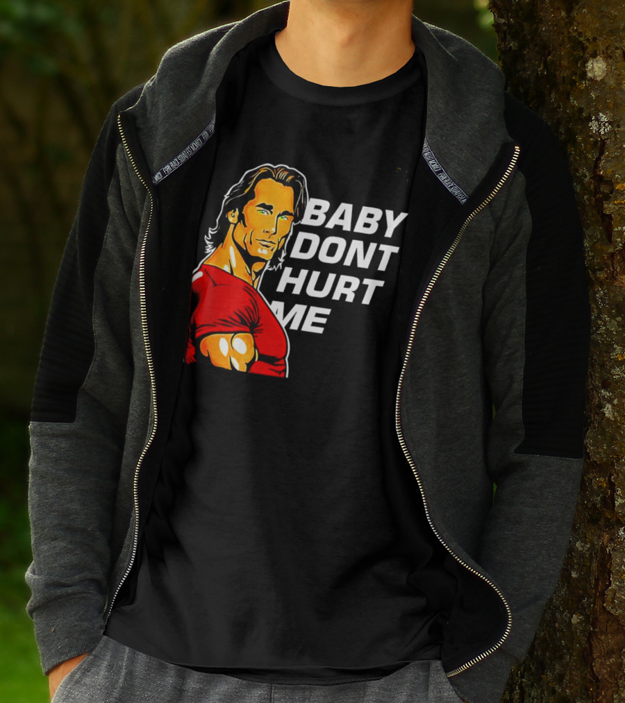 Mike O Hearn Baby Don't Hurt Me Cartoon Red Shirt Comic T-Shirt