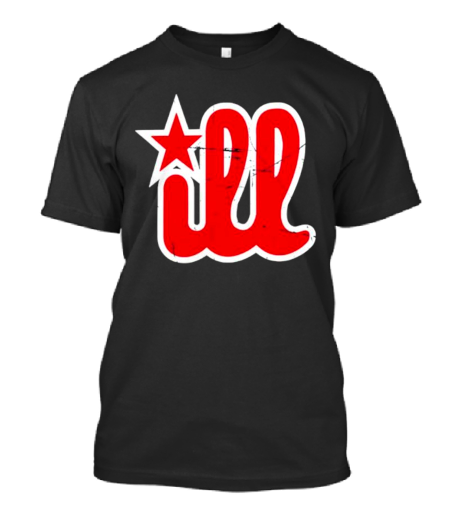 Philadelphia Baseball Star ILL Text T-Shirt