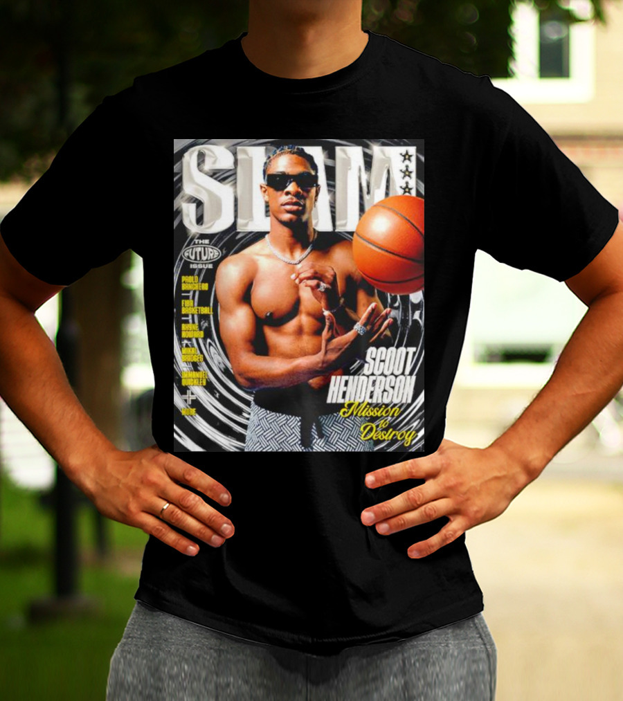 Slam Magazine The Future Issue Scoot Henderson Mission To Destroy Basketball T-Shirt