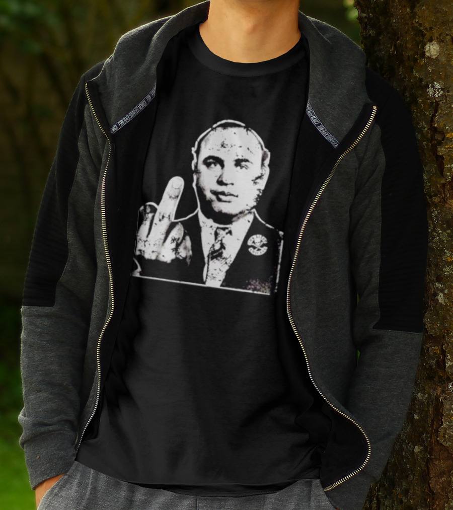 Al Capone Middle Finger Chicago Gangster The Alley T-Shirt