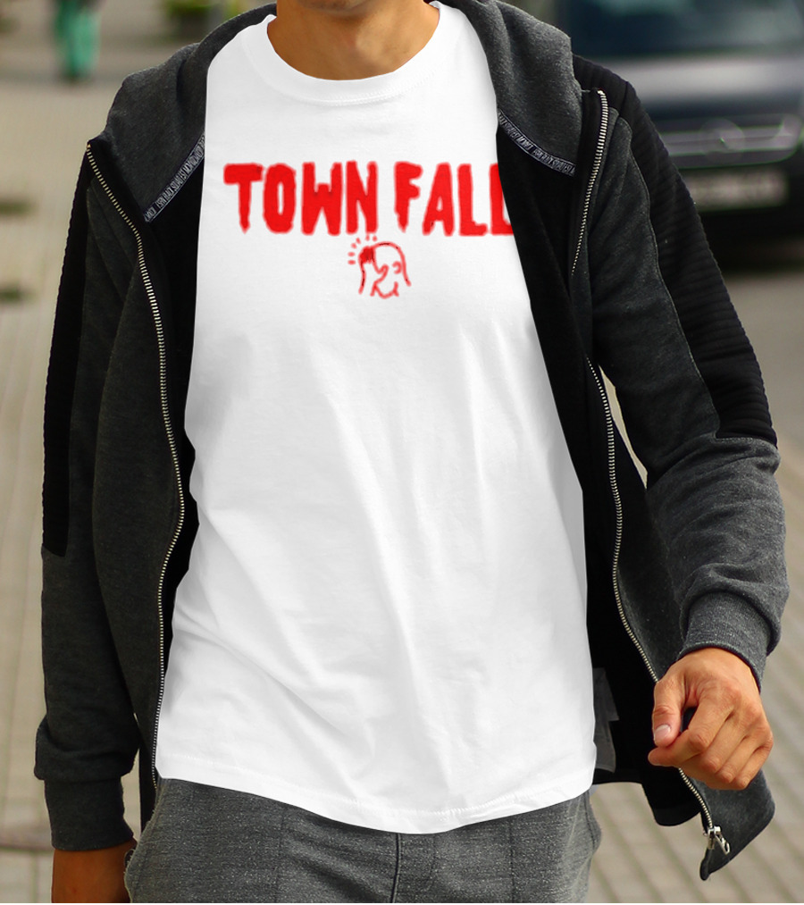 TOWN FALL TownFall Sketch Face T-Shirt