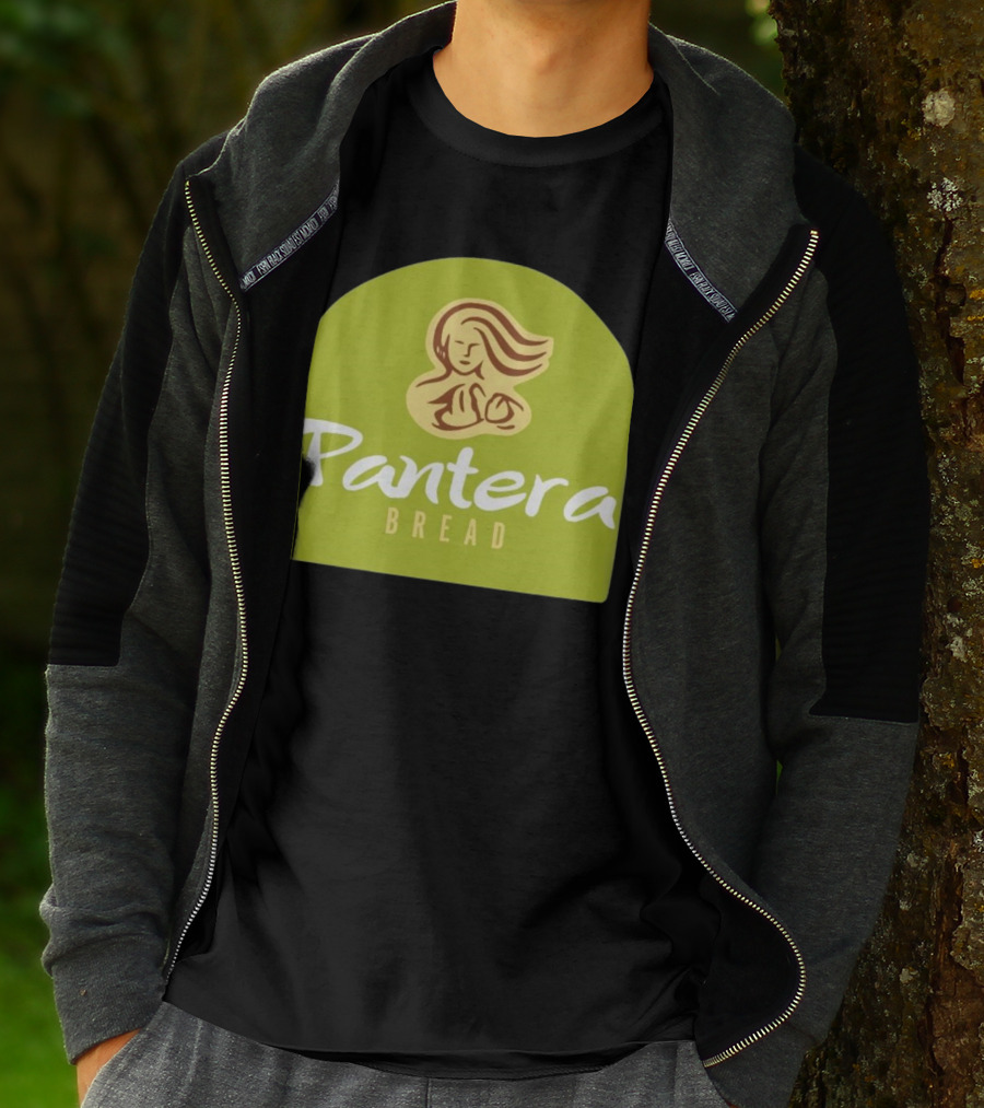 Pantera Bread Parody Logo Icon Green Background T-Shirt