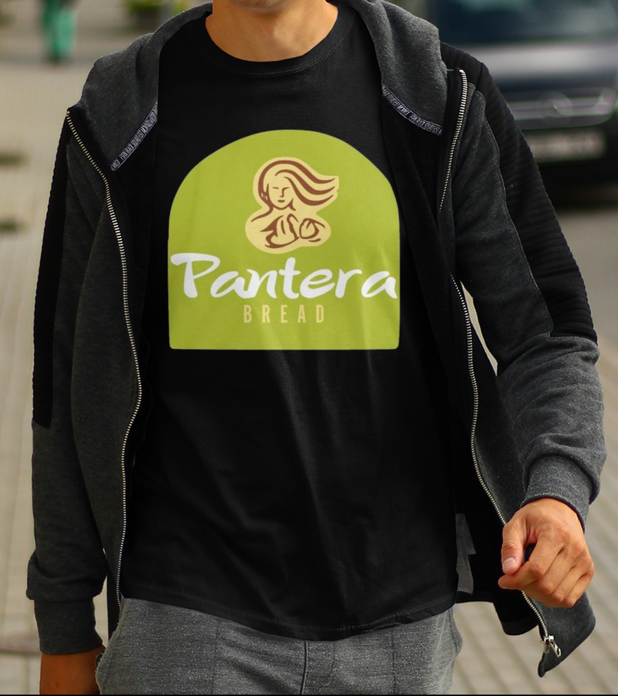 Pantera Bread Parody Logo Icon Green Background T-Shirt