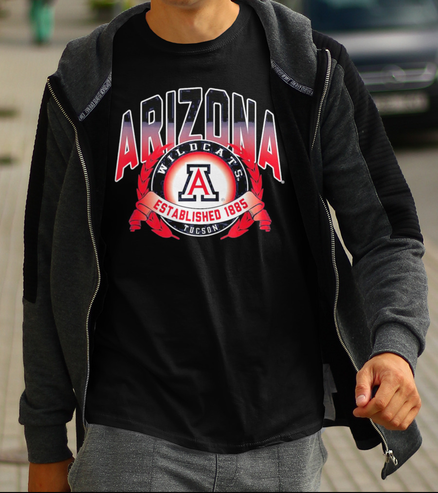 Arizona Wildcats Tucson A Logo Established 1885 T-Shirt