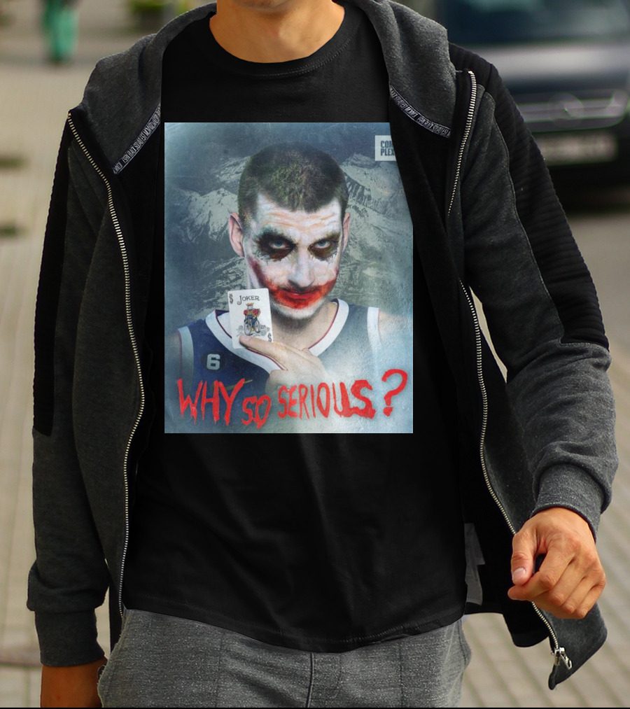 Complex Sports Why So Serious Nikola Jokic Joker Card T-Shirt