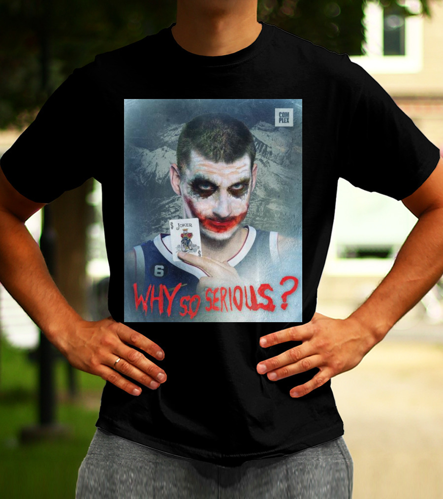 Complex Sports Why So Serious Nikola Jokic Joker Card T-Shirt