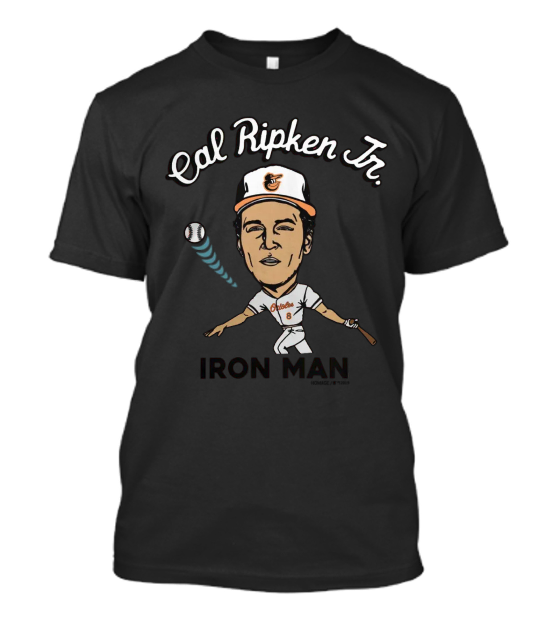 Cal Ripken Jr. Orioles Baseball Iron Man T-Shirt