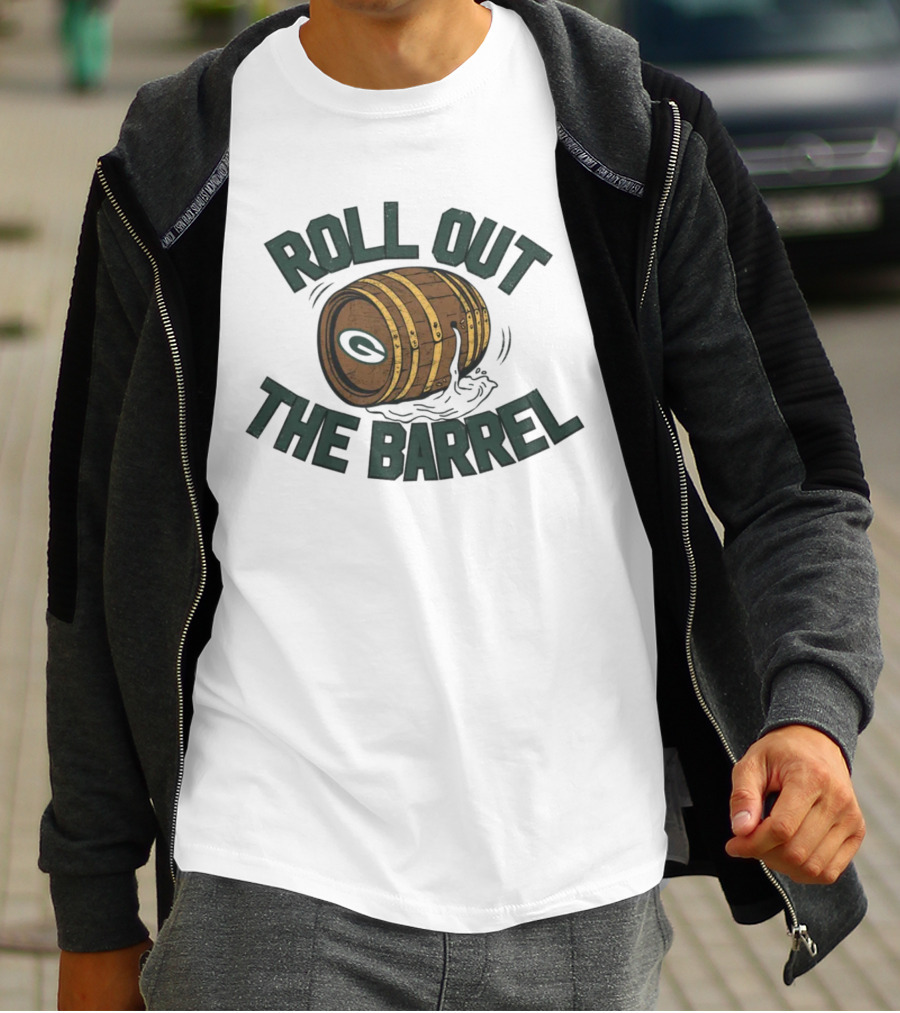 Packers Pro Shop Roll Out The Barrel Packers T-Shirt