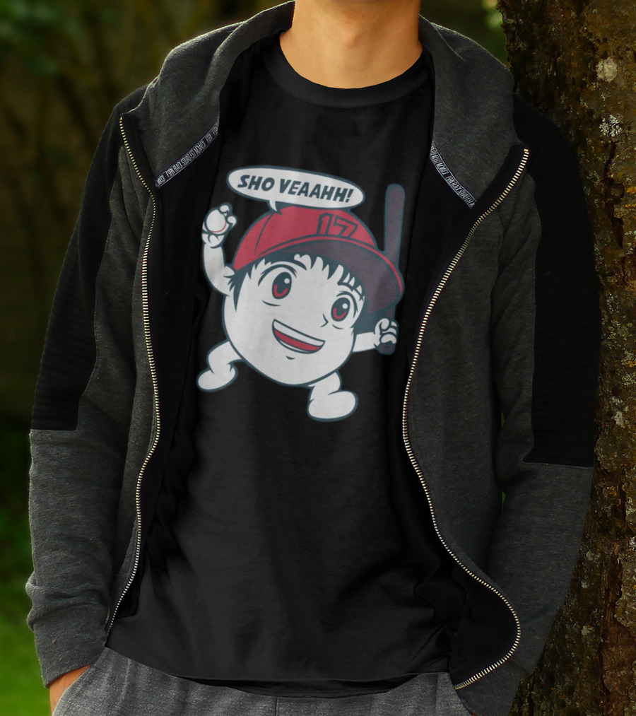Shohei Ohtani Sho Veahh 17 Baseball Character T-Shirt