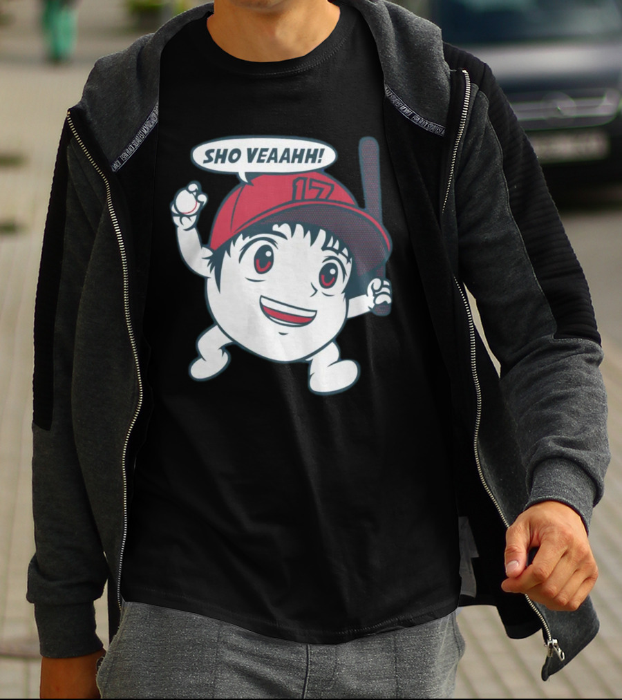 Shohei Ohtani Sho Veahh 17 Baseball Character T-Shirt