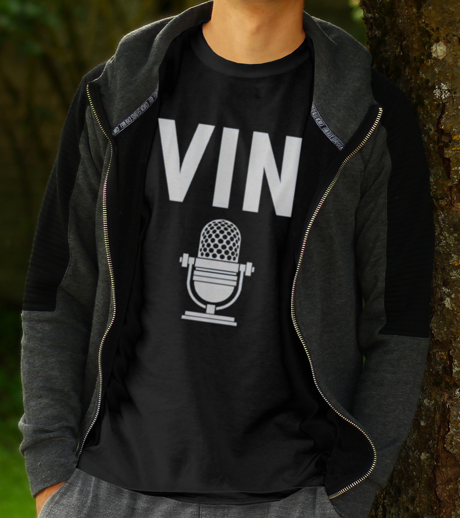 Vin Scully Microphone Dodgers Schedule Vintage T-Shirt