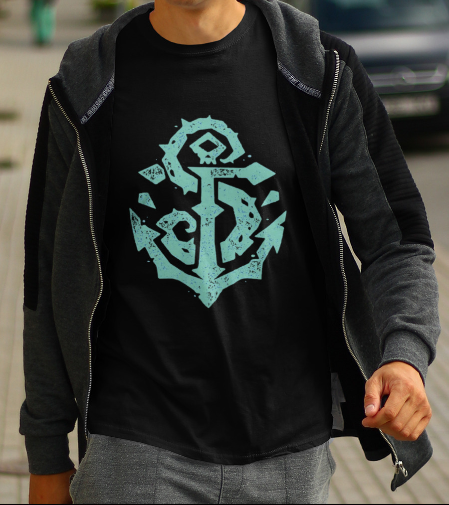 Sea Of Thieves Seafarer Anchor Fangamer Merch T-Shirt
